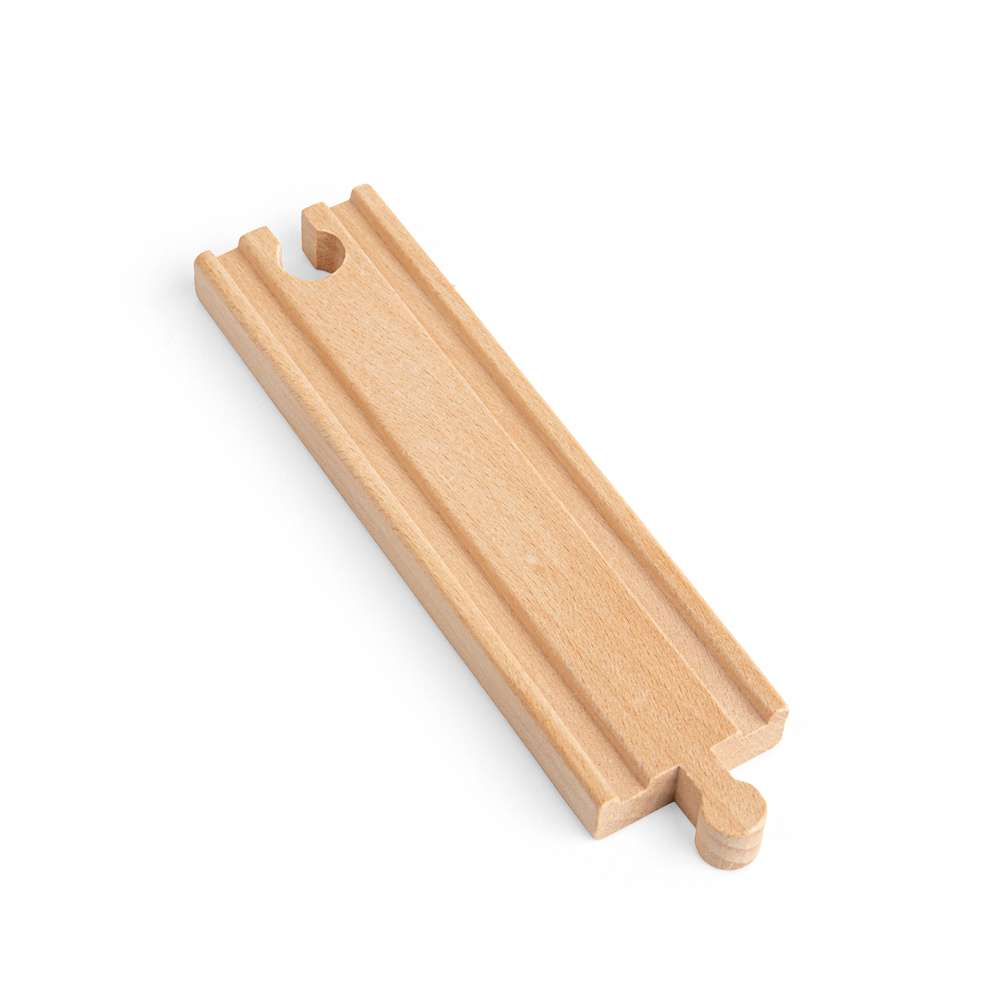 Bigjigs Rail Wooden Railway Medium Straight Track Expansion Pack 4 Pieces