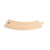 Bigjigs Rail Long Curves Wooden Railway Expansion Pack 4 Pieces