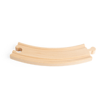 Bigjigs Rail Long Curves Wooden Railway Expansion Pack 4 Pieces