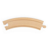 Bigjigs Rail Long Curves Wooden Railway Expansion Pack 4 Pieces