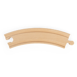 Bigjigs Rail Long Curves Wooden Railway Expansion Pack 4 Pieces