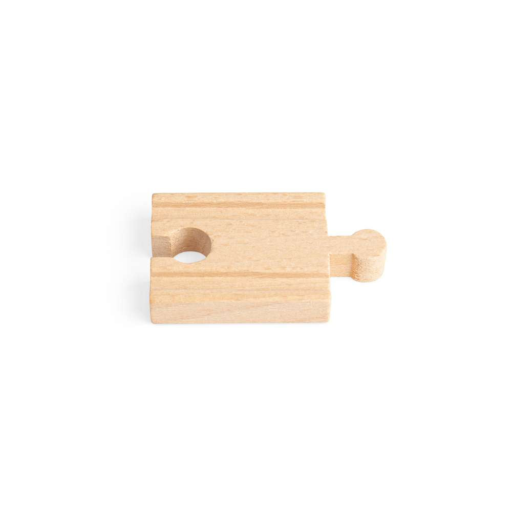 Bigjigs Rail Mini Track Expansion Pack of 8 Wooden Railway Accessories