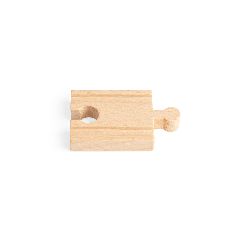 Bigjigs Rail Mini Track Expansion Pack of 8 Wooden Railway Accessories