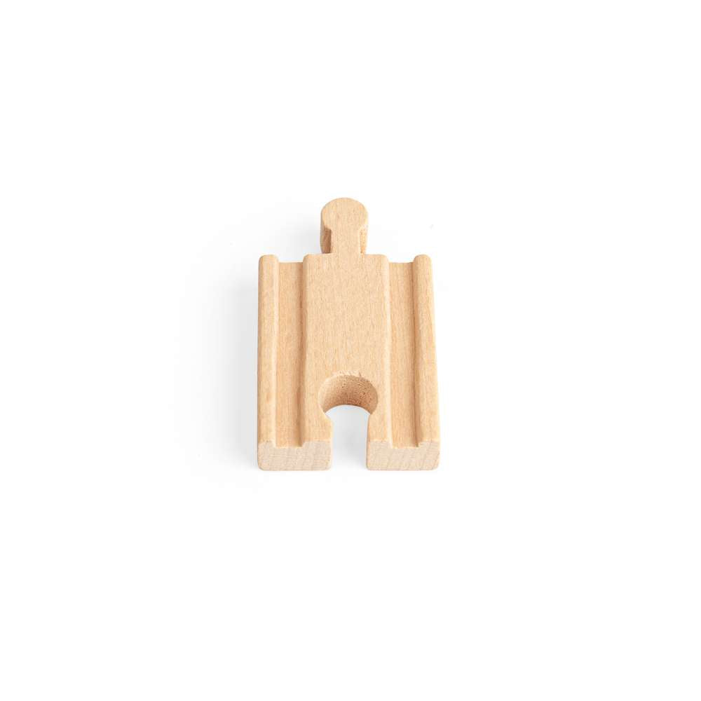 Bigjigs Rail Mini Track Expansion Pack of 8 Wooden Railway Accessories