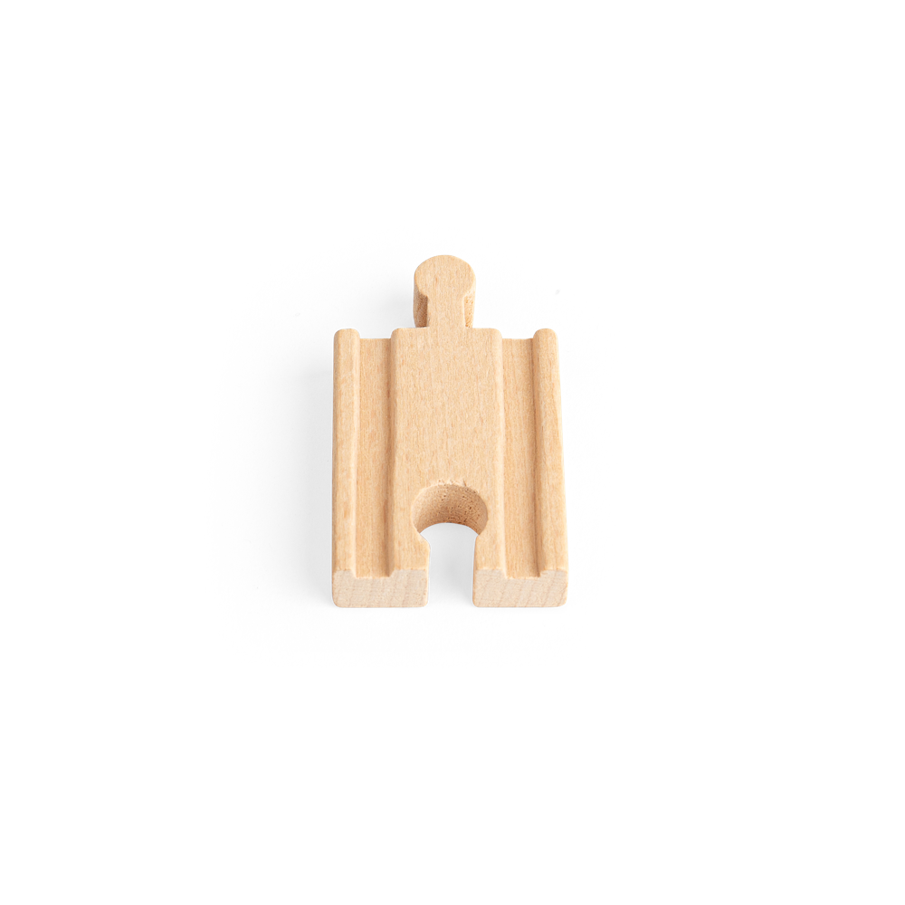 Bigjigs Rail Mini Track Expansion Pack of 8 Wooden Railway Accessories