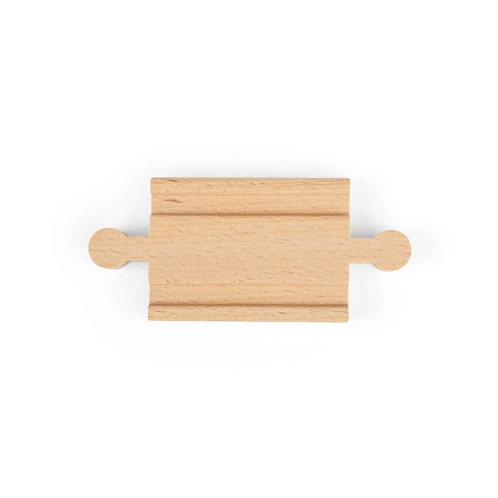 Bigjigs Rail Mini Track Expansion Pack of 8 Wooden Railway Accessories