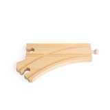 Bigjigs Rail Curved Points Wooden Railway Expansion Pack 2 Pieces