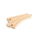 Bigjigs Rail Curved Points Wooden Railway Expansion Pack 2 Pieces