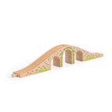 Bigjigs Rail Wooden Three Arch Bridge Train Set Accessory 2 Pieces