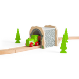 Bigjigs Rail Grey Stone Tunnel Wooden Train Set Accessory
