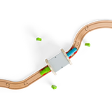 Bigjigs Rail Grey Stone Tunnel Wooden Train Set Accessory