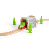 Bigjigs Rail Grey Stone Tunnel Wooden Train Set Accessory