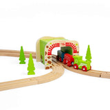 Bigjigs Rail Double Tunnel Wooden Train Set Accessory Compatible with Major Brands