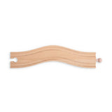 Bigjigs Rail Wooden Railway Expansion Pack Gentle Curve Track Pieces Pack of 2