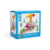 Bigjigs Rail Big Yellow Toy Crane Wooden Railway Accessory for Train Sets