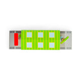 Bigjigs Rail Village Station Wooden Railway Accessory with Two Platforms for Toy Train Sets