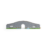 Bigjigs Rail Wooden Farm Bridge Accessory for Toy Train Sets 2 Pieces