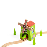 Bigjigs Rail Wooden Country Windmill Toy Train Set Accessory