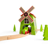 Bigjigs Rail Wooden Country Windmill Toy Train Set Accessory