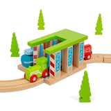 Bigjigs Rail Wooden Train Washer Accessory for Wooden Railway Sets