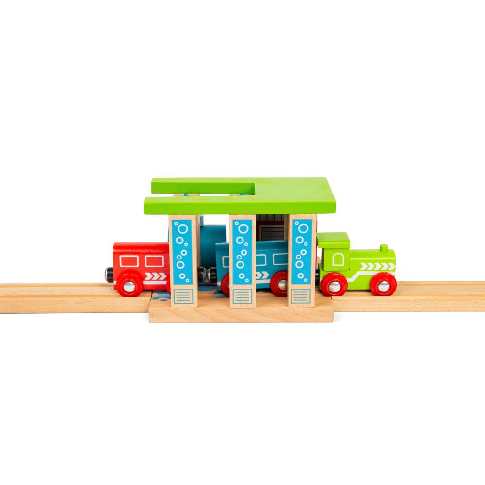 Bigjigs Rail Wooden Train Washer Accessory for Wooden Railway Sets