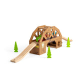 Bigjigs Rail Rickety Bridge Wooden Train Set Accessory for Kids 3 Years Plus