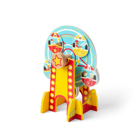 Bigjigs Rail Ferris Wheel Wooden Train Tunnel Accessory for Ages 3 Plus
