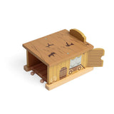 Bigjigs Rail Wild West Saloon Tunnel Wooden Train Set Accessory for Ages 3 Plus