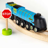 Bigjigs Rail Heritage Collection Mallard Wooden Train Engine Locomotive Toy