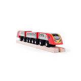 Bigjigs Rail Virgin Trains Pendolino Wooden Toy Train Set with 5 Play Pieces