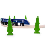 Bigjigs Rail Southeastern High Speed 1 HS1 Wooden Train Toy with Carriage and Track