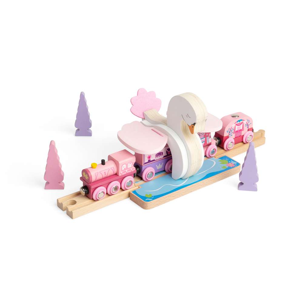 Bigjigs Rail Wooden Swan Tunnel Train Set Accessory