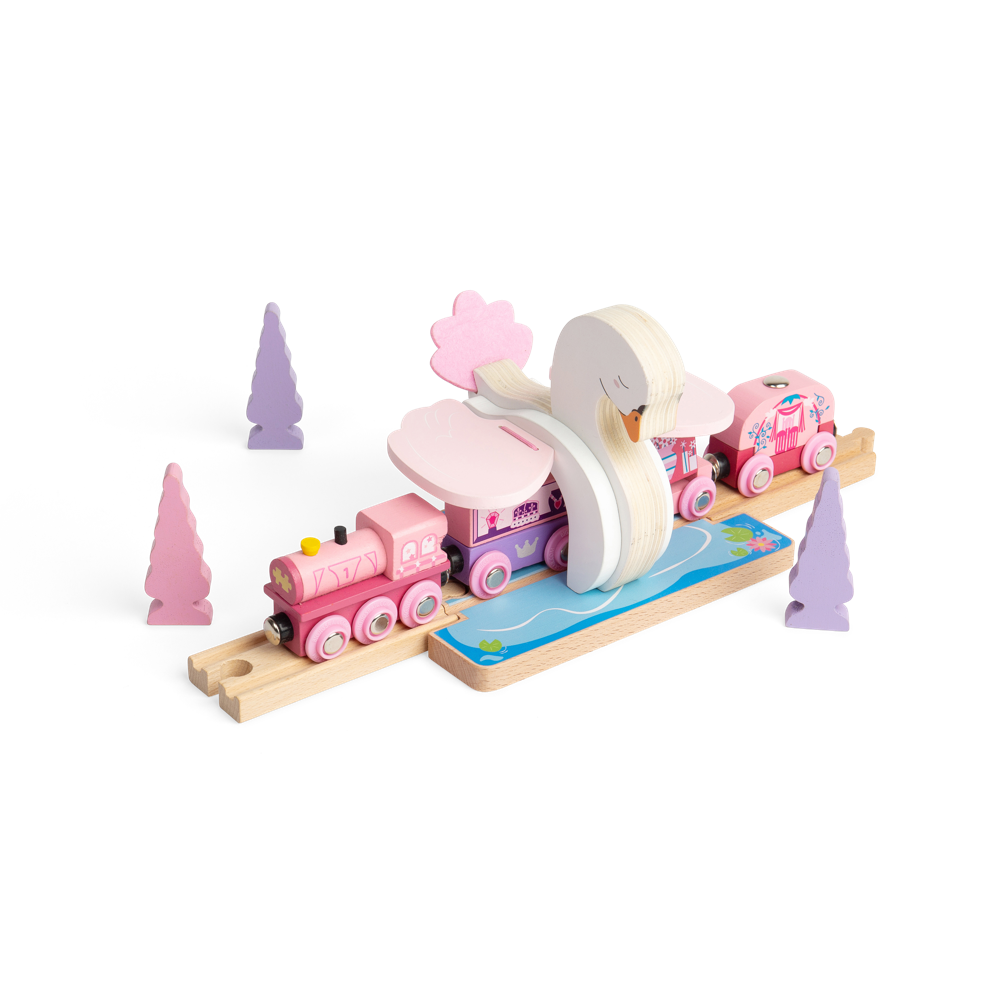 Bigjigs Rail Wooden Swan Tunnel Train Set Accessory