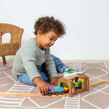 Bigjigs Rail Wooden Monster Tunnel Train Accessory for Wooden Railway Sets