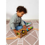 Bigjigs Rail Wooden Monster Tunnel Train Accessory for Wooden Railway Sets
