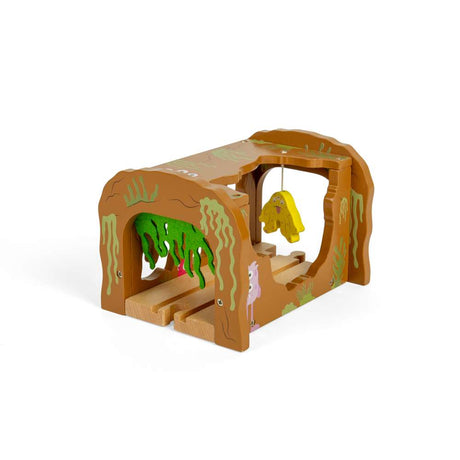 Bigjigs Rail Wooden Monster Tunnel Train Accessory for Wooden Railway Sets