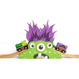 Bigjigs Rail Wooden Monster Bridge Toy Train Track Accessory for Kids 3 Years Plus