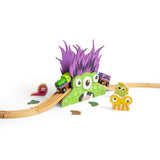 Bigjigs Rail Wooden Monster Bridge Toy Train Track Accessory for Kids 3 Years Plus