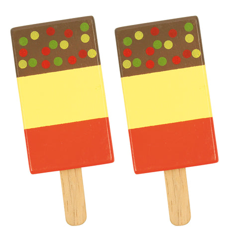 Bigjigs Toys Wooden Ice Lolly Pretend Play Kitchen Food Toy