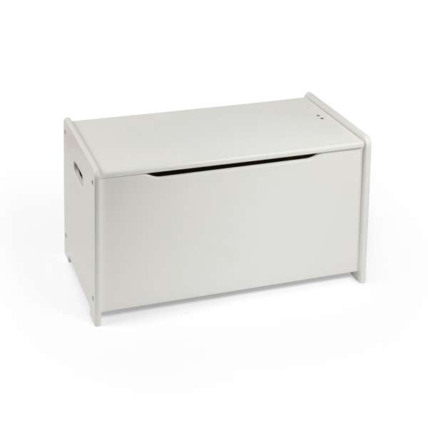 Tidlo Wooden Toy Chest White Storage Box with Soft Close Lid