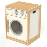Tidlo Wooden Toy Washing Machine for Kids Play Kitchens