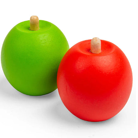 2 x Wooden Apples