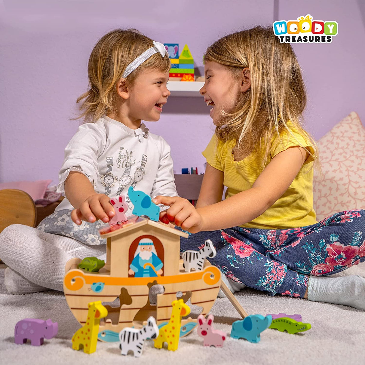 Woody Treasures Noah's Ark Shape Sorter