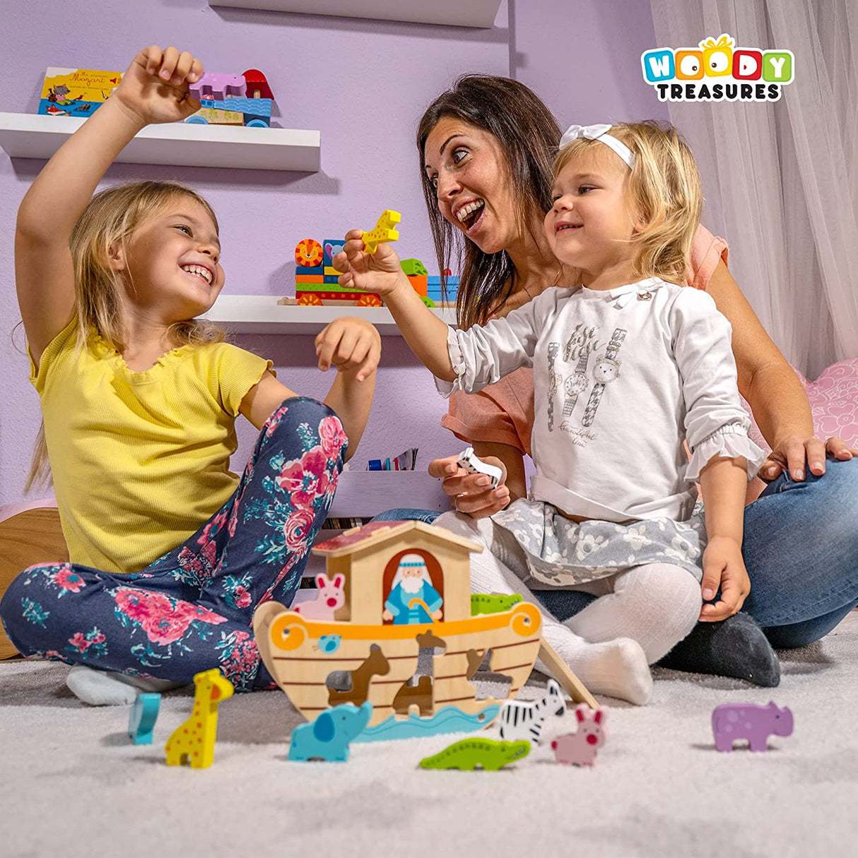 Woody Treasures Noah's Ark Shape Sorter