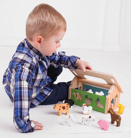 BigJigs Farm House Sorter