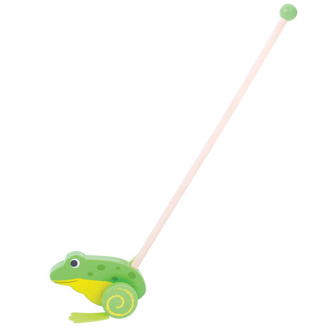 Push Along Wooden Frog