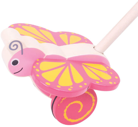 Push Along Wooden Butterfly