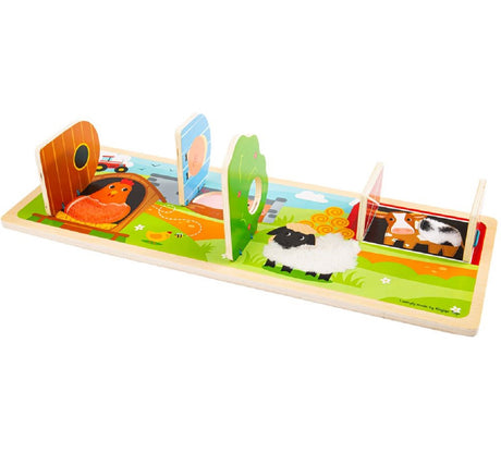 On The Farm Sensory Board