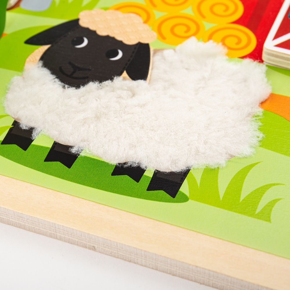 On The Farm Sensory Board