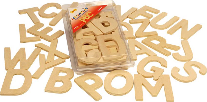 Uppercase ABC Drawing Templates